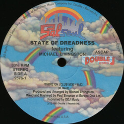 State Of Dreadness / Michael Livingston Whine On VINYL 12" USED