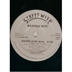 Eartha Kitt Where Is My Man (Remix) USED VINYL 12INCH 33 S RPM STEREO