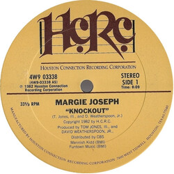 Margie Joseph Knockout USED VINYL 12INCH 33 S RPM