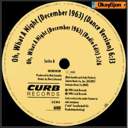 The Four Seasons Oh What A Night (December 1963) USED VINYL 12INCH