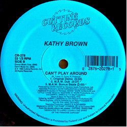 Kathy Brown Can't Play Around VINYL 12" USED