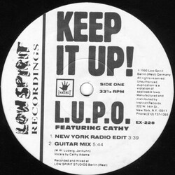 L.U.P.O. / Cathy Adams Keep It Up! VINYL 12" USED
