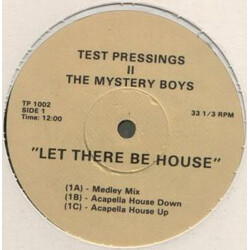 Mystery Boys Let There Be House USED VINYL 12INCH 33 S RPM