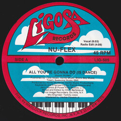 Nu-Flex All You're Gonna Do (Is Dance) USED VINYL 12INCH 45 RPM SINGLE