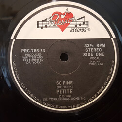 Petite So Fine VINYL 12" USED