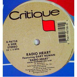 Radio Heart / Gary Numan Radio Heart USED VINYL 12INCH 33 S RPM STEREO