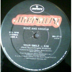 René & Angela Your Smile USED VINYL 12INCH 33 S RPM STEREO