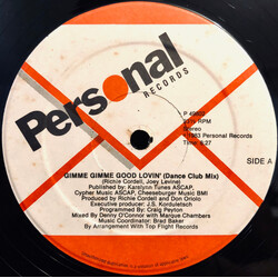 Roxy Perry Gimme Gimme Good Lovin' VINYL 12" USED