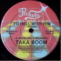 Taka Boom To Hell With Him USED VINYL 12INCH 33 S RPM