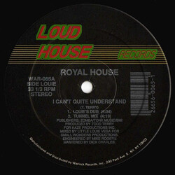 Royal House I Can't Quite Understand USED USED VINYL 12INCH 33 S RPM