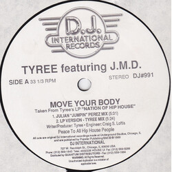 Tyree Cooper / J.M.D. Move Your Body USED VINYL 12INCH 33 S RPM