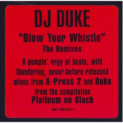 DJ Duke Blow Your Whistle (The Remixes) VINYL 12" USED