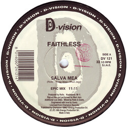 Faithless Salva Mea VINYL 12" USED