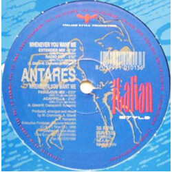 Antares (3) Whenever You Want Me VINYL 12" USED