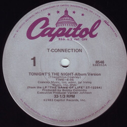 T-Connection Tonight's The Night VINYL 12" USED
