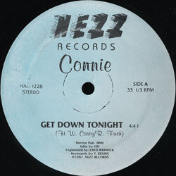 Connie Get Down Tonight USED VINYL 12INCH 33 S RPM