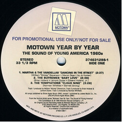 Various Motown Year By Year - The Sound Of Young America 1960's USED VINYL 12INCH 33 S RPM COMPILATION PROMO