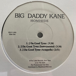 Big Daddy Kane 2 Da Good Tymz USED VINYL 12INCH 33 S RPM PROMO
