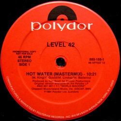 Level 42 Hot Water VINYL 12" USED
