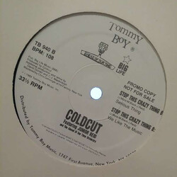 Coldcut / Junior Reid / Ahead Of Our Time Orchestra Stop This Crazy Thing USED VINYL 12INCH 33 S RPM PROMO