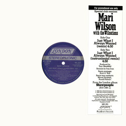Mari Wilson / The Wilsations Just What I Always Wanted (Special Club Remixes) USED VINYL 12INCH PROMO 45 RPM
