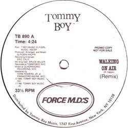 Force MD's Walking On Air USED VINYL 12INCH PROMO