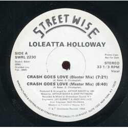 Loleatta Holloway Crash Goes Love USED VINYL 12INCH 33 S RPM PROMO