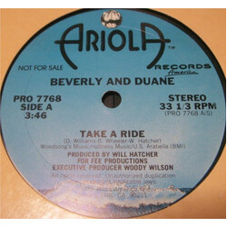 Beverly And Duane Take A Ride VINYL 12" USED