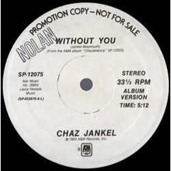 Chas Jankel Without You VINYL 12" USED
