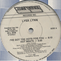Lysa Lynn I've Got The Hots For You USED VINYL 12INCH PROMO