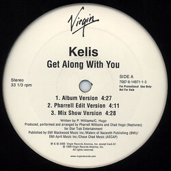 Kelis Get Along With You USED VINYL 12INCH 33 S RPM PROMO