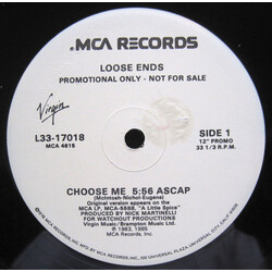 Loose Ends Choose Me VINYL 12" USED