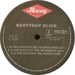 Nastyboy Klick AZ Side / Bookies Freestyle VINYL 12" USED