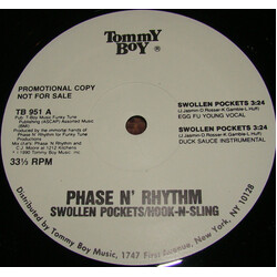 Phase N' Rhythm Swollen Pockets / Hook-N-Sling USED VINYL 12INCH PROMO