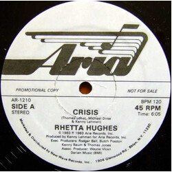 Rhetta Hughes Crisis USED VINYL 12INCH PROMO 45 RPM