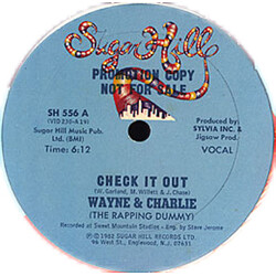 Wayne & Charlie (The Rapping Dummy) Check It Out USED VINYL 12INCH 33 S RPM PROMO