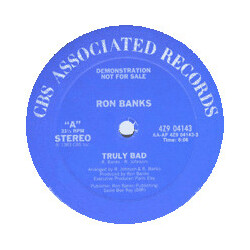 Ron Banks Truly Bad VINYL 12" USED