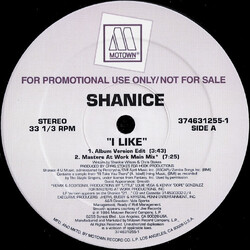 Shanice I Like USED VINYL 12INCH 33 S RPM PROMO