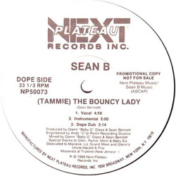 Sean Bennett (Tammie) The Bouncy Lady USED VINYL 12INCH PROMO 33 S RPM