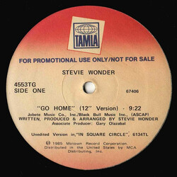 Stevie Wonder Go Home USED VINYL 12INCH 33 S RPM PROMO