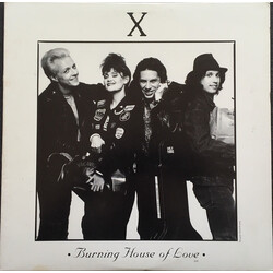 X (5) Burning House Of Love USED VINYL 12INCH 33 S RPM PROMO STEREO