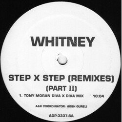 Whitney Houston Step X Step (Remixes) (Part II) VINYL 12" USED