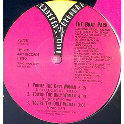 The Brat Pack You're The Only Woman USED VINYL 12INCH 33 S RPM PROMO