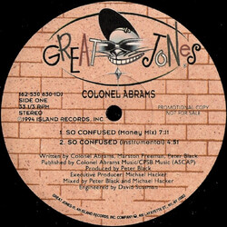 Colonel Abrams So Confused VINYL 12" USED