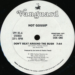 Hot Gossip Don't Beat Around The Bush USED VINYL 12INCH 33 S RPM PROMO