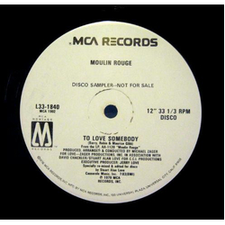 Moulin Rouge (2) To Love Somebody VINYL 12" USED