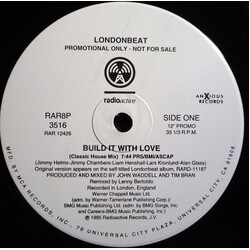 Londonbeat Build It With Love USED VINYL 12INCH 33 S RPM PROMO
