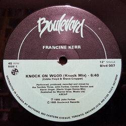 Francine Kerr Knock On Wood USED VINYL 12INCH SINGLE