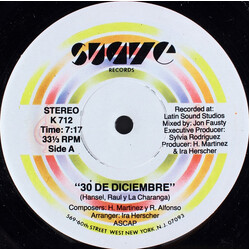 Hansel & Raul Y La Charanga 30 De Diciembre USED VINYL 12INCH 33 S RPM SINGLE