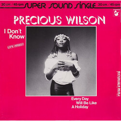 Precious Wilson I Don't Know (Long Version) USED VINYL 12INCH SINGLE 45 RPM